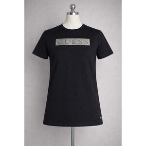 Guess Los Angeles Super Slim Fit Black Graphic T-Shirt Mens XL Logo Tee